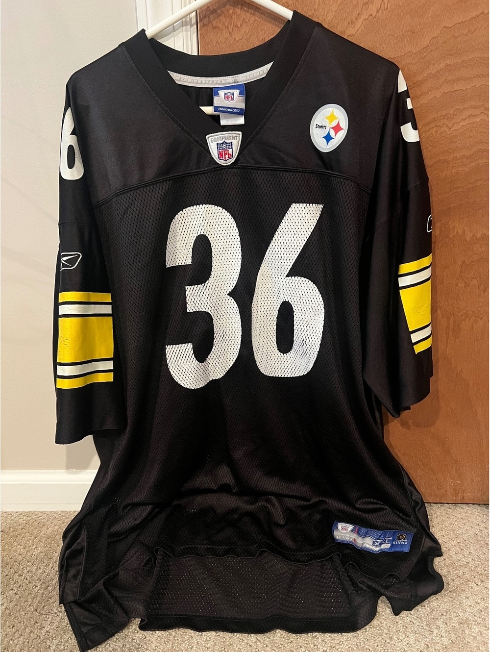 Vintage Reebok Pittsburgh Steelers Jerome Bettis Jersey